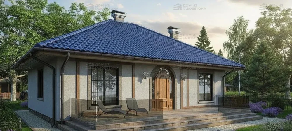 Проект Одноэтажный дом 12 на 14, 132 м2