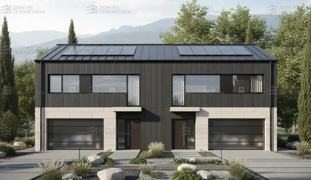 Проект Двухэтажный дом 11 на 7, 250 м2