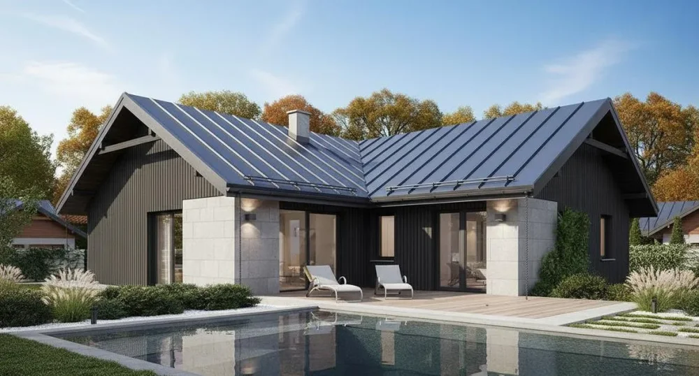 Проект Одноэтажный дом 14 на 17, 143 м2