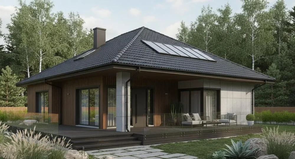 Проект Двухэтажный дом 13 на 16, 203 м2