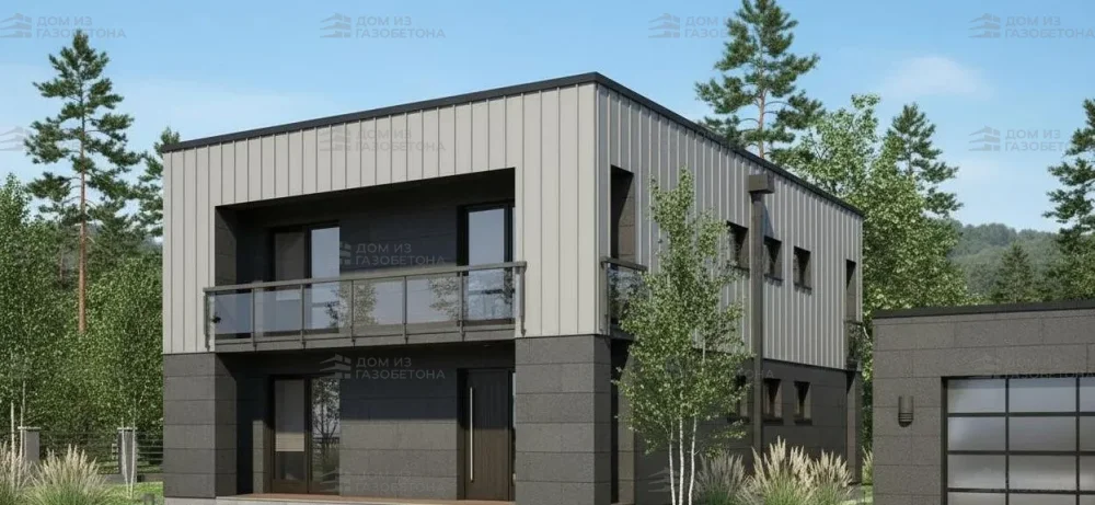 Проект Двухэтажный дом 10 на 16, 190 м2