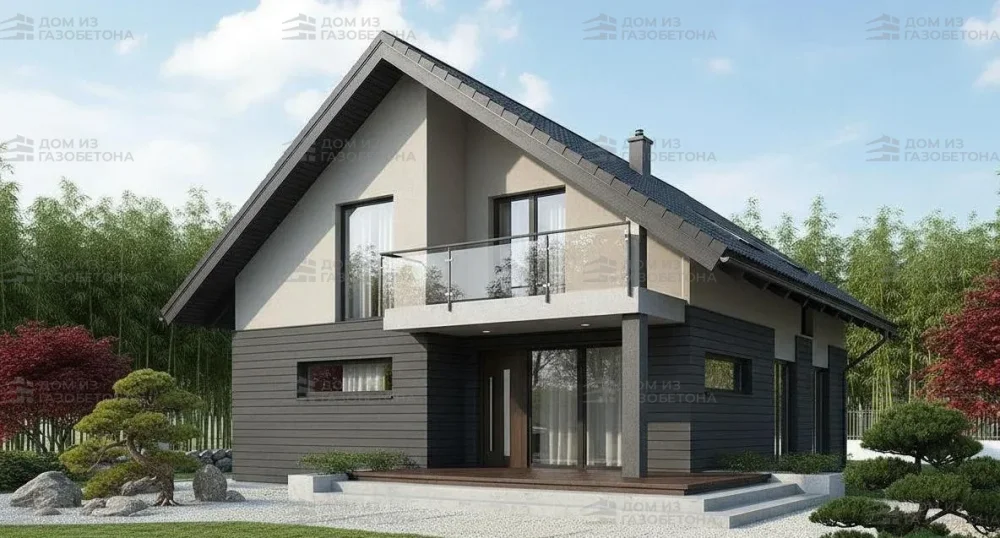 Проект Двухэтажный дом 23 на 13, 402 м2