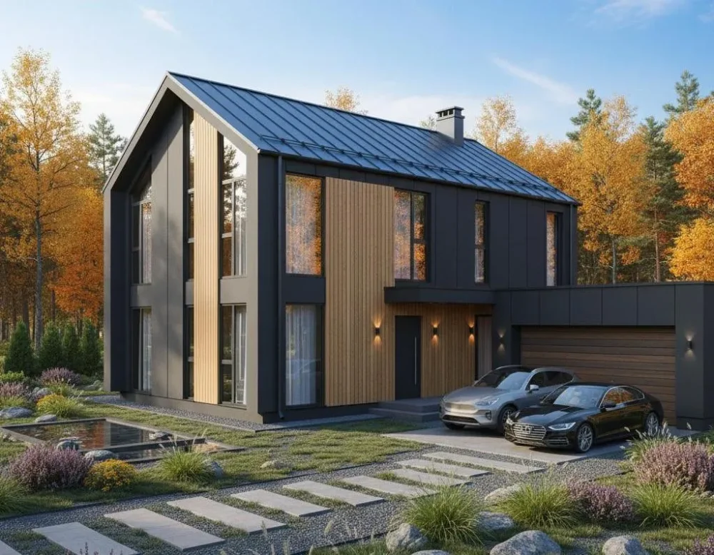 Проект Двухэтажный дом 16 на 12, 249 м2