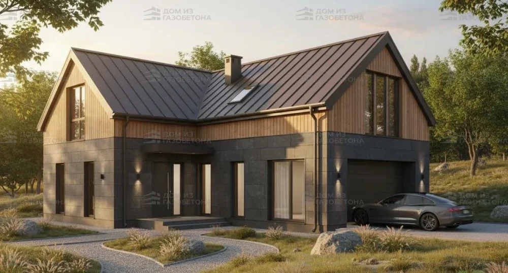 Проект Двухэтажный дом 20 на 13, 274 м2